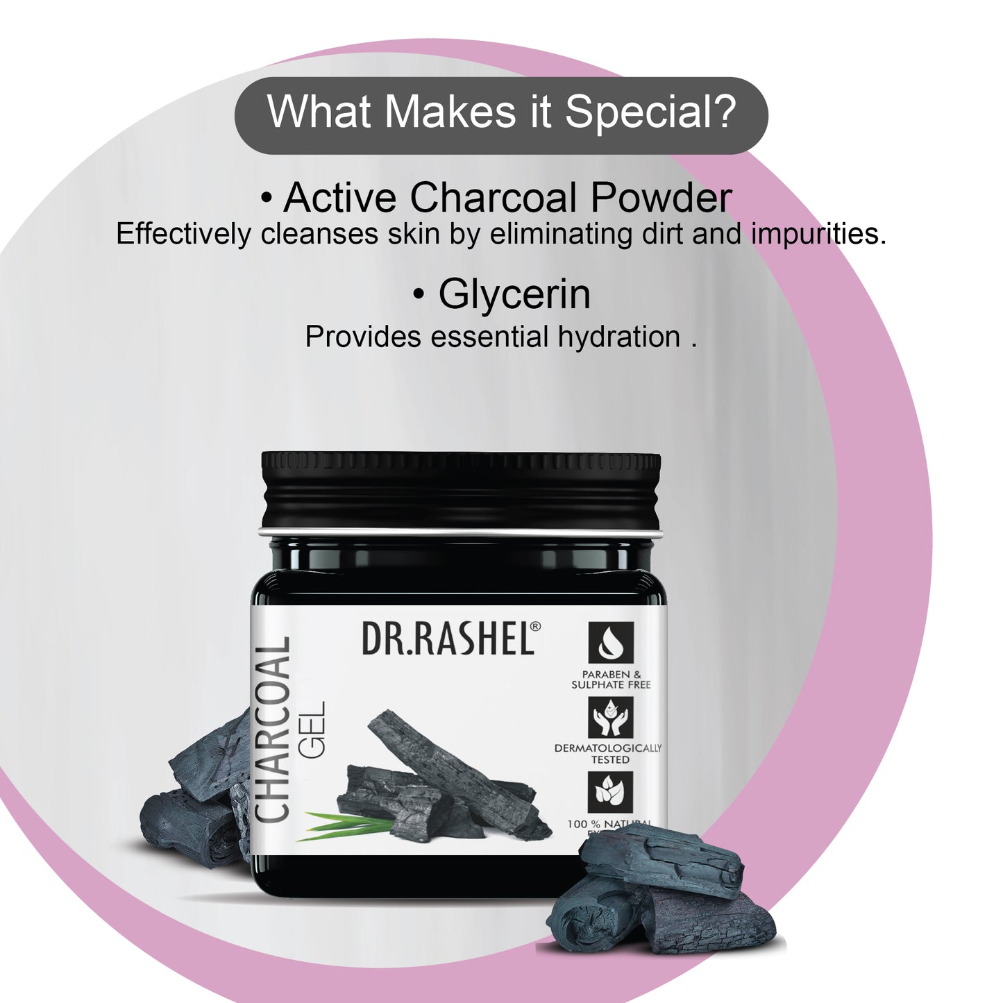 Charcoal Gel (Pack Of 2)  - 45ml