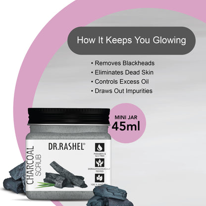 Charcoal Scrub (Pack Of 2)  - 45ml