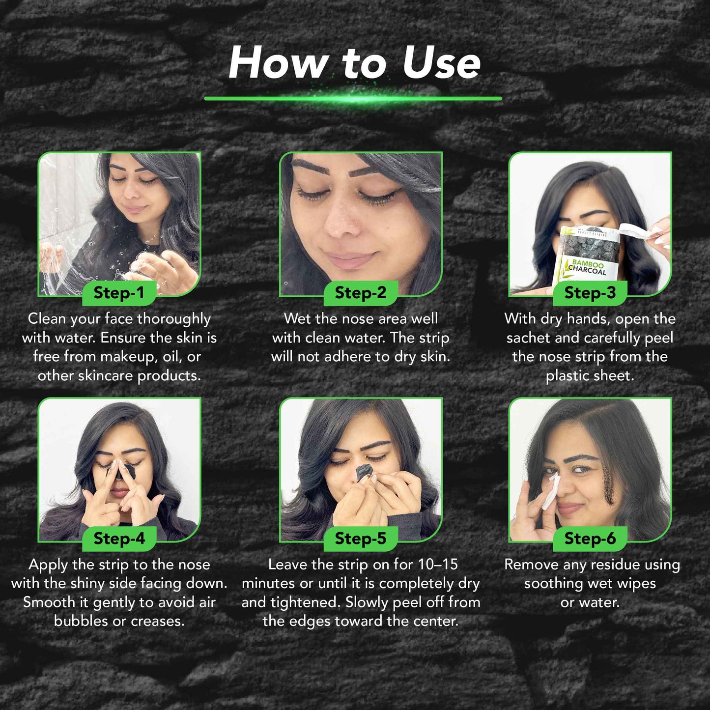 How to Use Charcoal Nose Strip