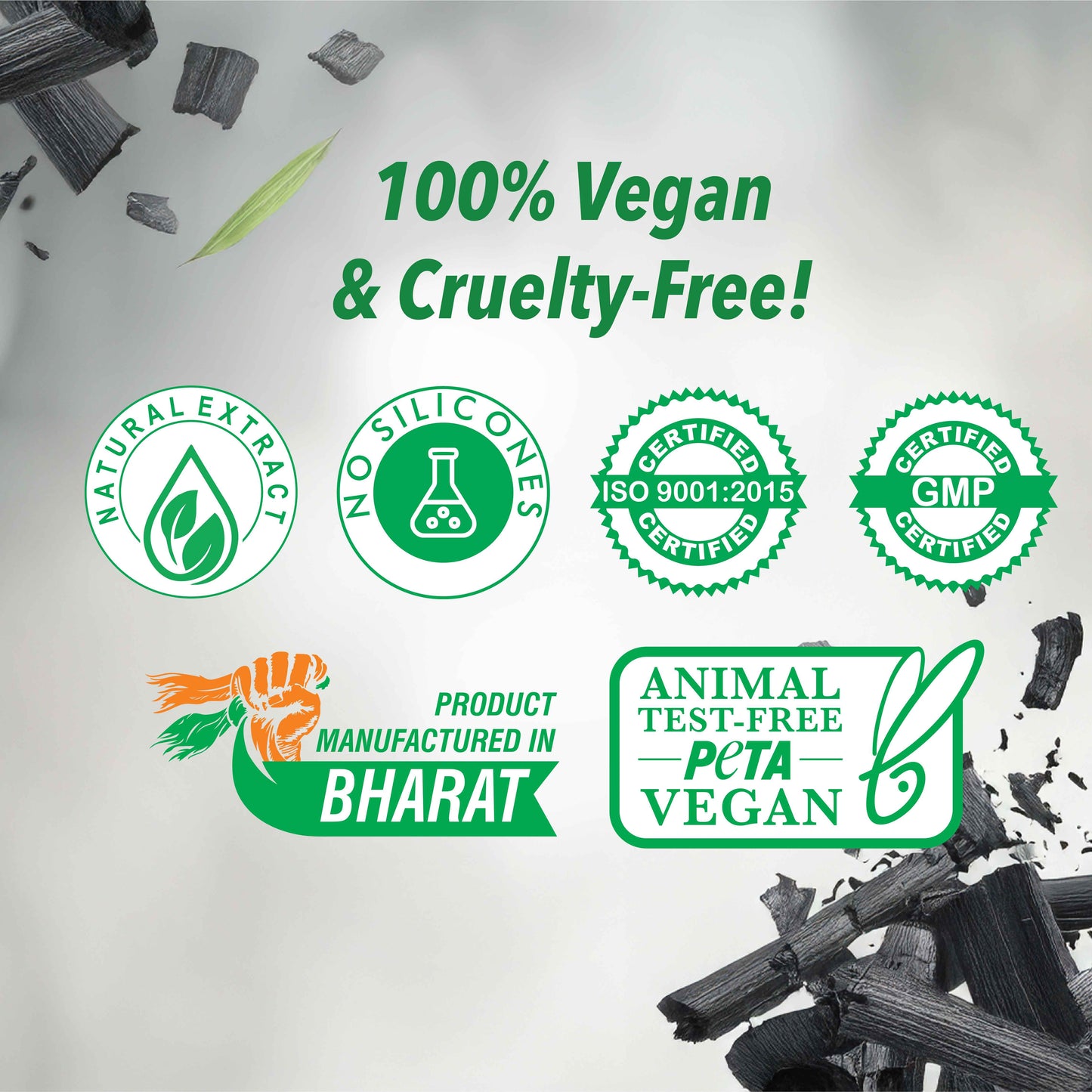 Charcoal Pack of 4 (Scrub, Gel, Cream & Facepack)