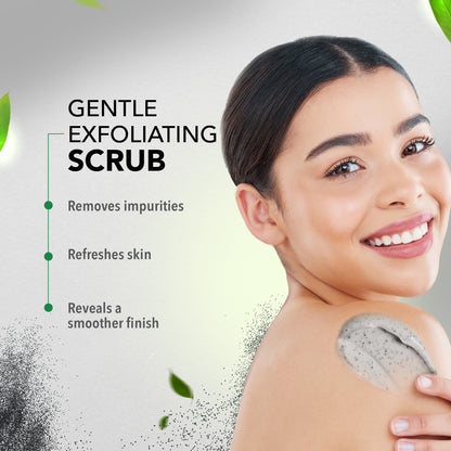 Charcoal Facial Pack of 4 (Scrub, Gel, Cream & Facepack) - 1520 ml