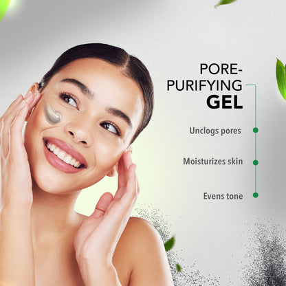 Charcoal Facial Pack of 4 (Scrub, Gel, Cream & Facepack) - 1520 ml