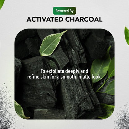 Charcoal Facial Pack of 4 (Scrub, Gel, Cream & Facepack) - 1520 ml