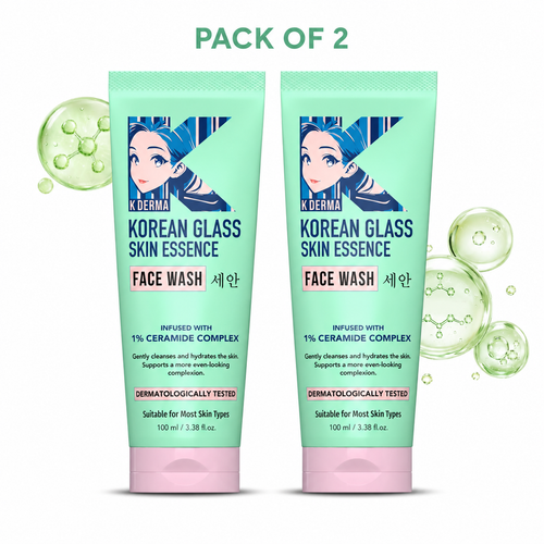 Korean Glass Skin Essence Face Wash Pack of 2