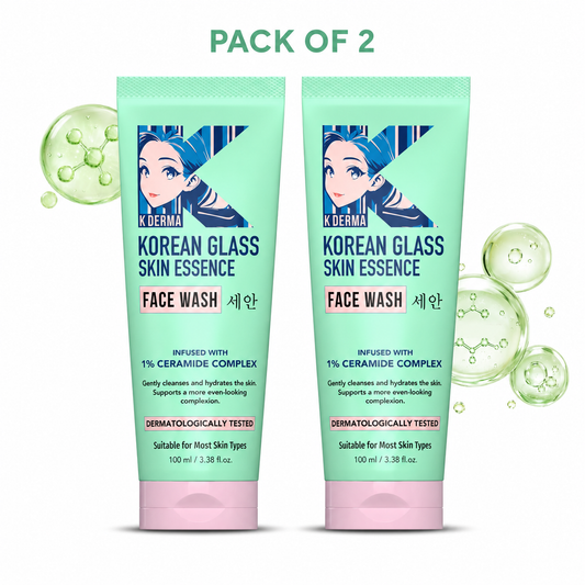 Korean Glass Skin Essence Face Wash Pack of 2
