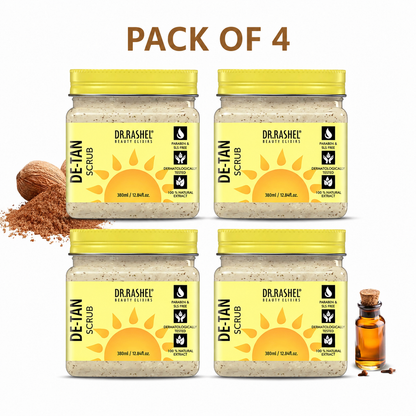 Detan Scrub  Pack of 4 - 380 ml