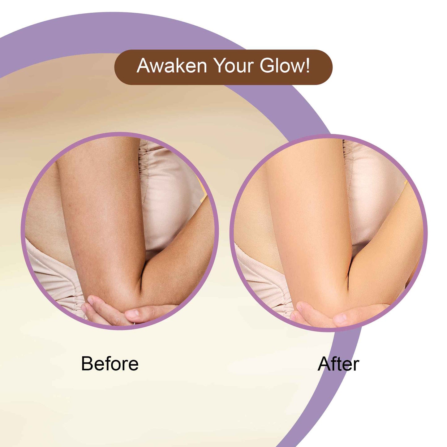 Coffee Gel Scrub Before After 