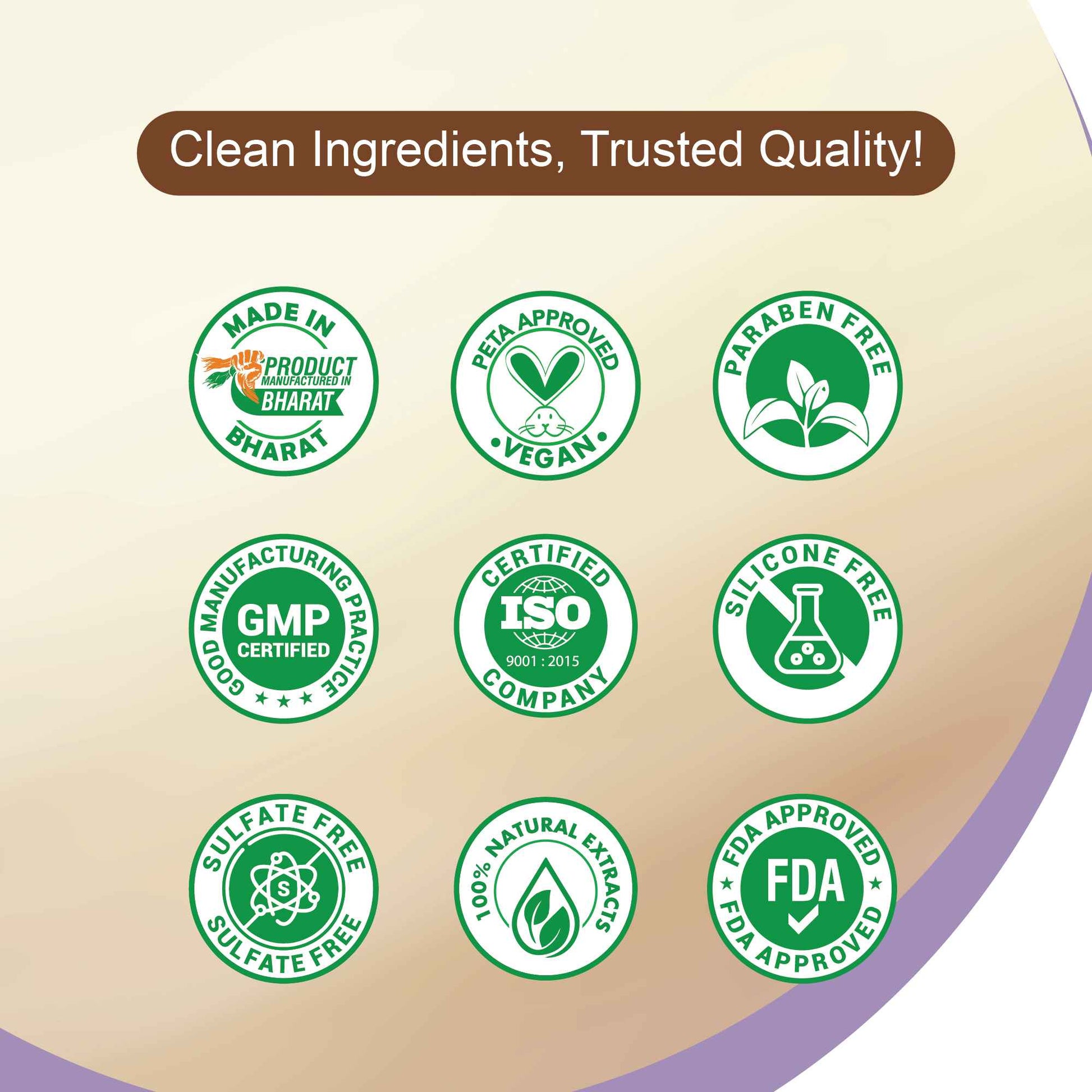 Coffee Gel Scrub Certificates