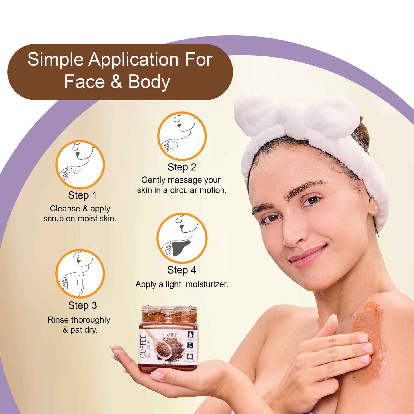 Coffee Gel Scrub how to use