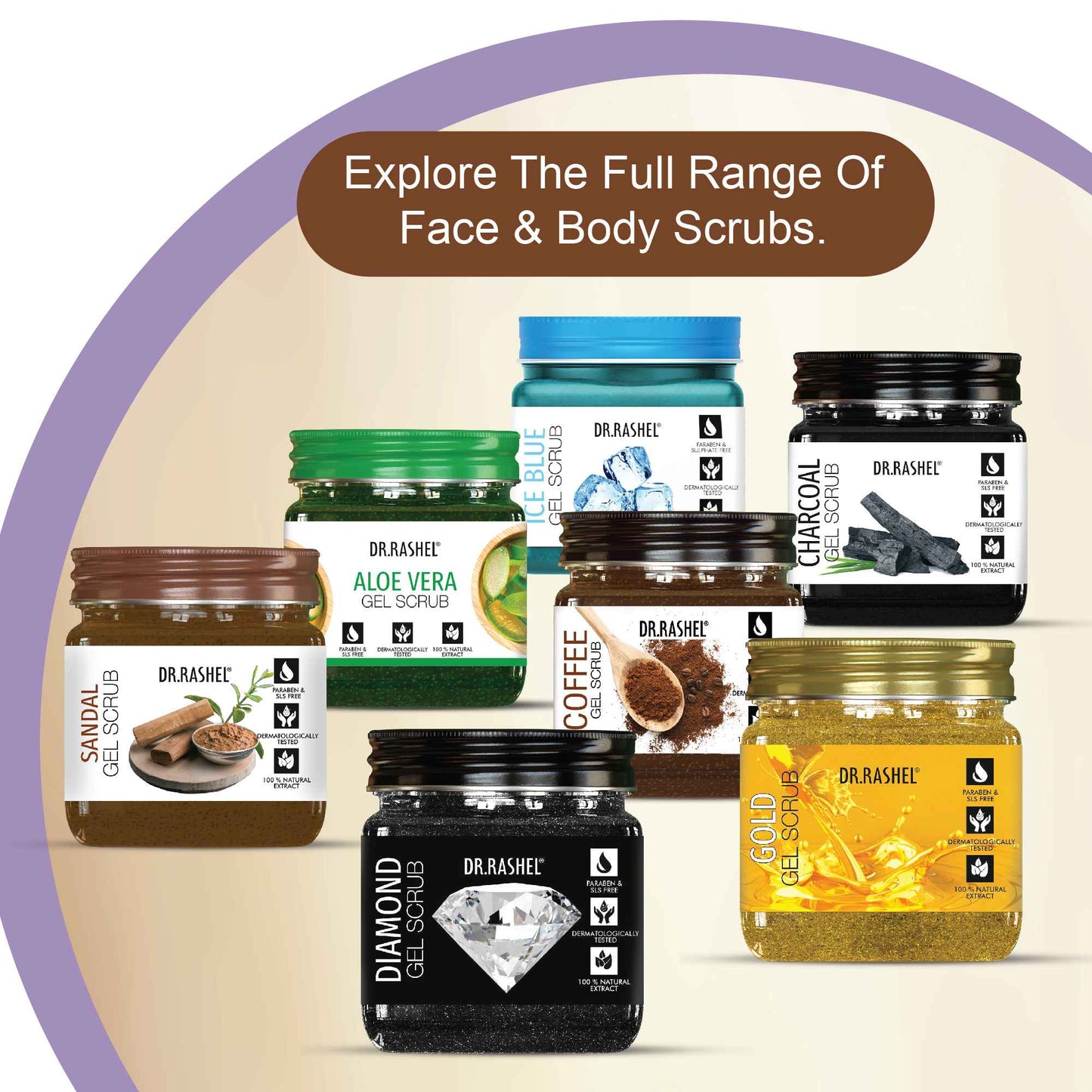 Coffee Gel Scrub for Face & Body - 380 Ml