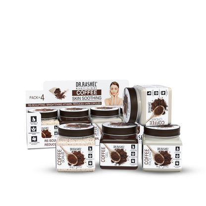 Coffee Pack of 4 (scrub, Gel, Cream & Facepack)