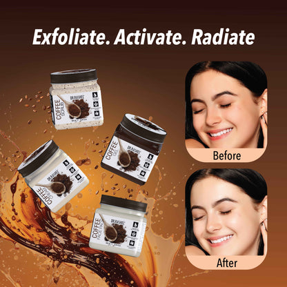 Coffee Pack of 4 (scrub, Gel, Cream & Facepack)
