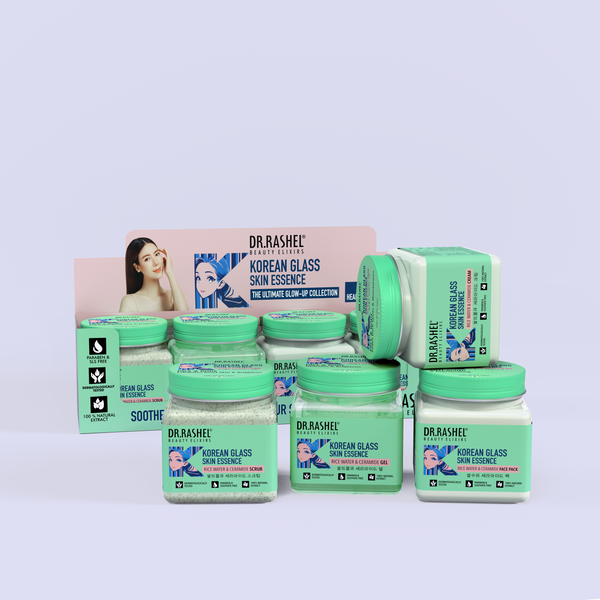 Korean Glass Skin Essence Facial Pack of 4 (1520 ml)