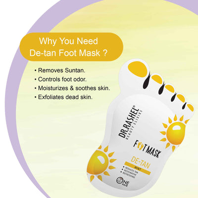 De-Tan Foot Mask benefits