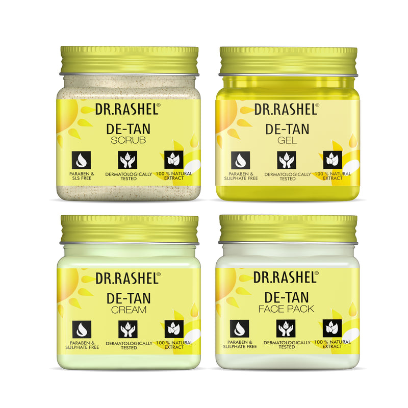 Detan Pack of 4 Mini Jar (180ml)
