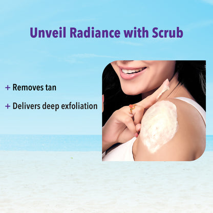 Detan Facial Pack of 4 (scrub, Gel, Cream & Face Pack) - 1520ml