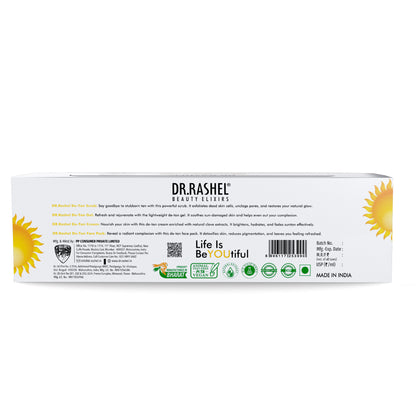 Detan Facial Pack of 4 (scrub, Gel, Cream & Face Pack) - 1520ml