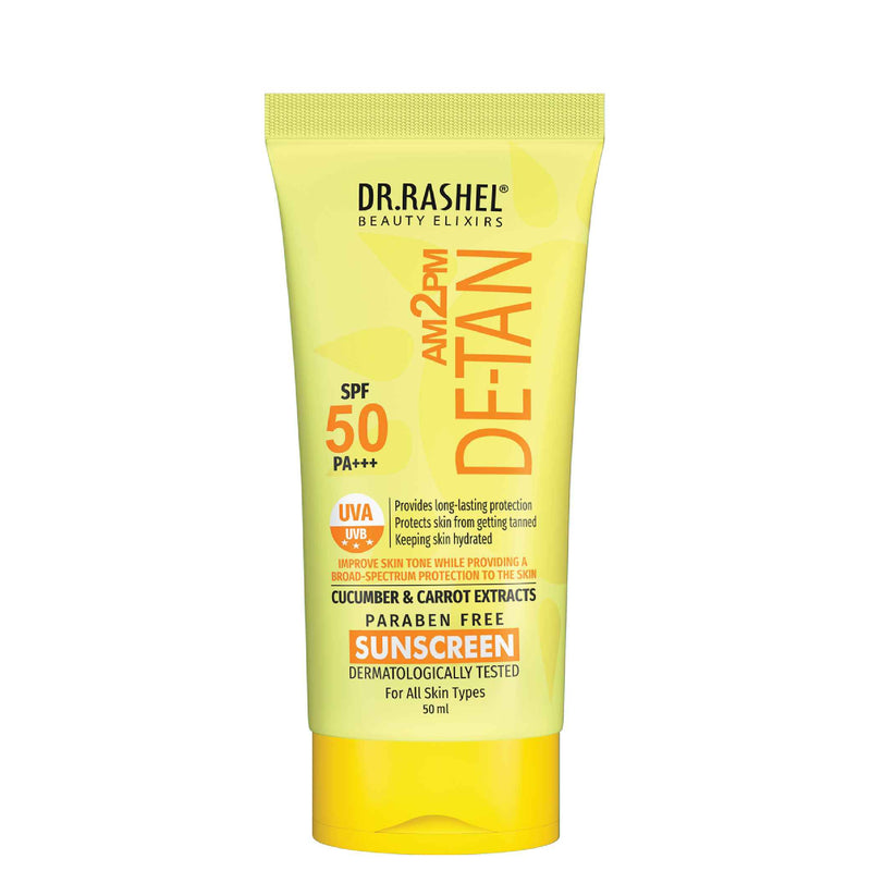 De-Tan  Sunscreen spf 50 