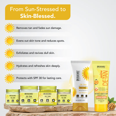 Clear Glow De-Tan Set