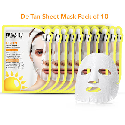 Detan Sheet Mask with Serum Set