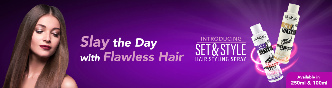 Hair Styling Spray Banner