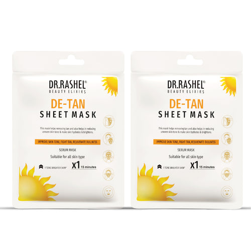 Detan Sheet Mask pack of 2