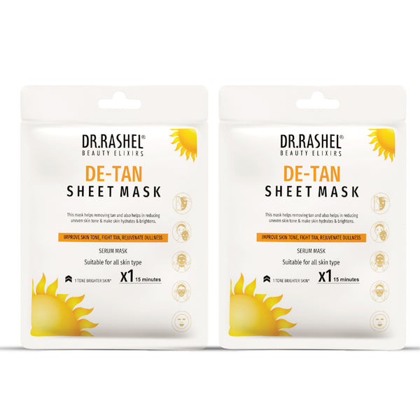 Detan Sheet Mask pack of 2