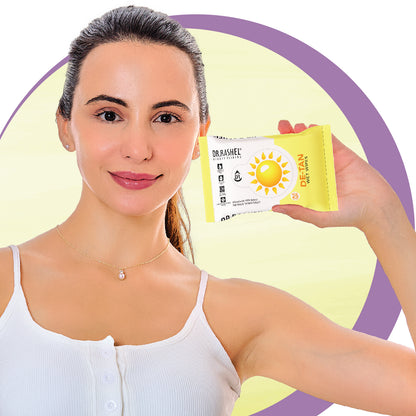 Detan Face Wet Wipes Pack of 6