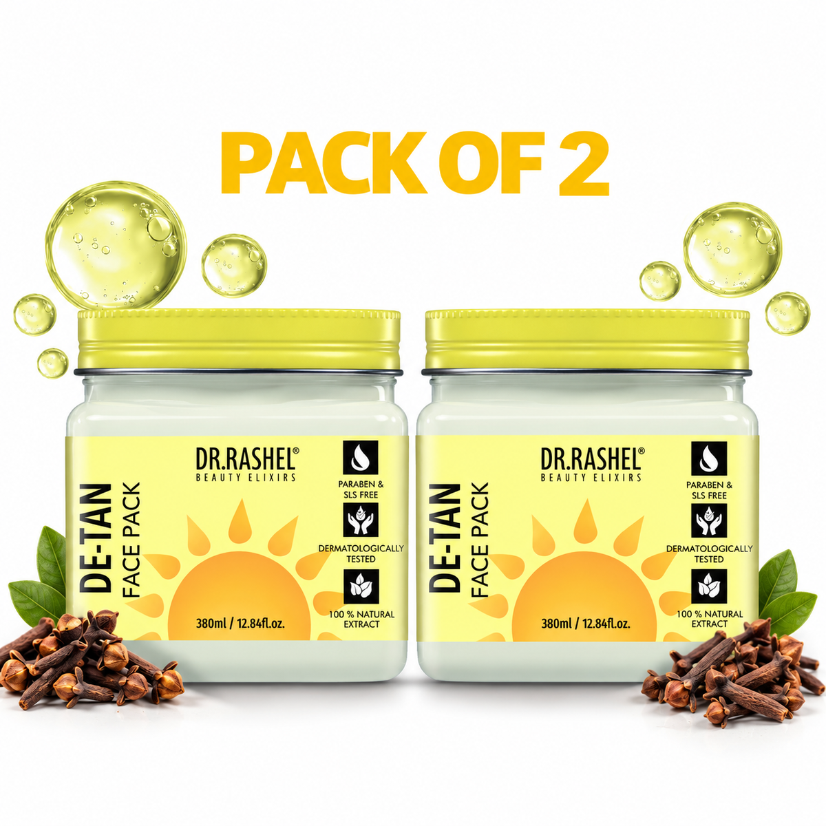 Detan Face Pack - 380 ml