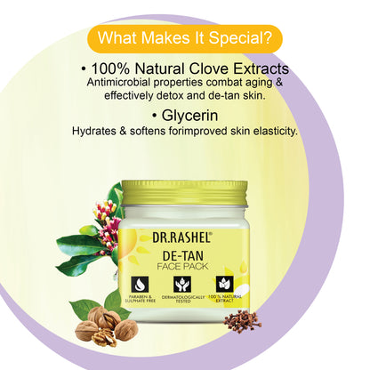 Detan Face Pack (Pack Of 2)  - 45ml