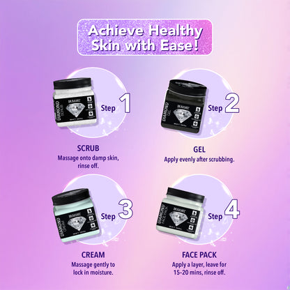 Diamond Facial Pack of 4