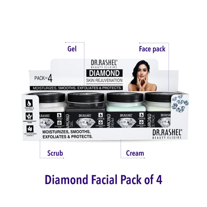 Diamond Facial Pack of 4