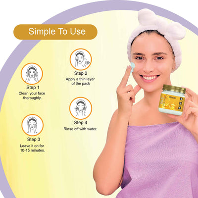 Dr.Rashel Gold face pack how to Use