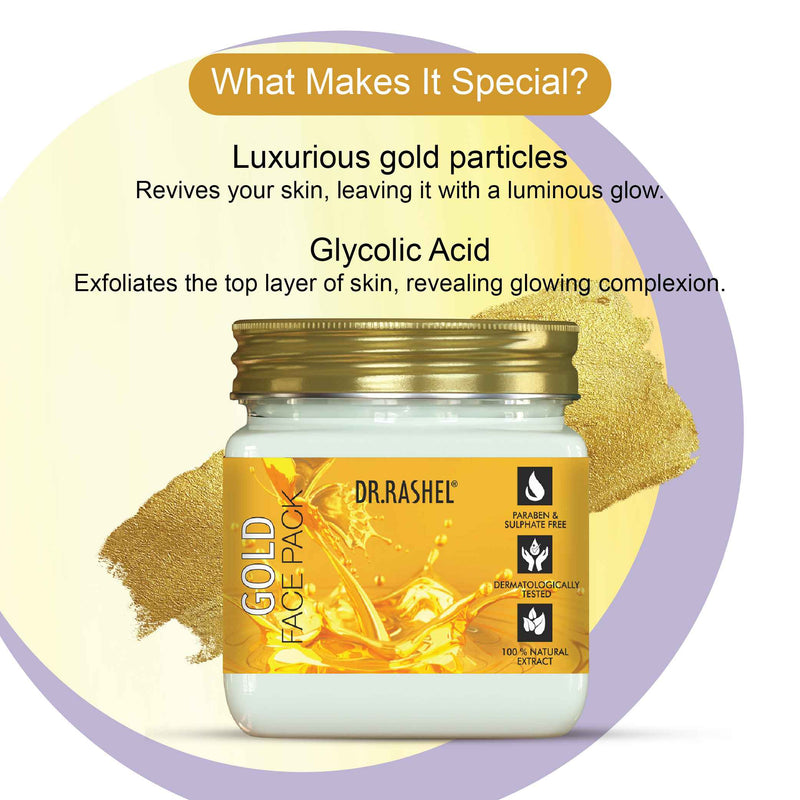 Dr.Rashel Gold face pack Ingredients