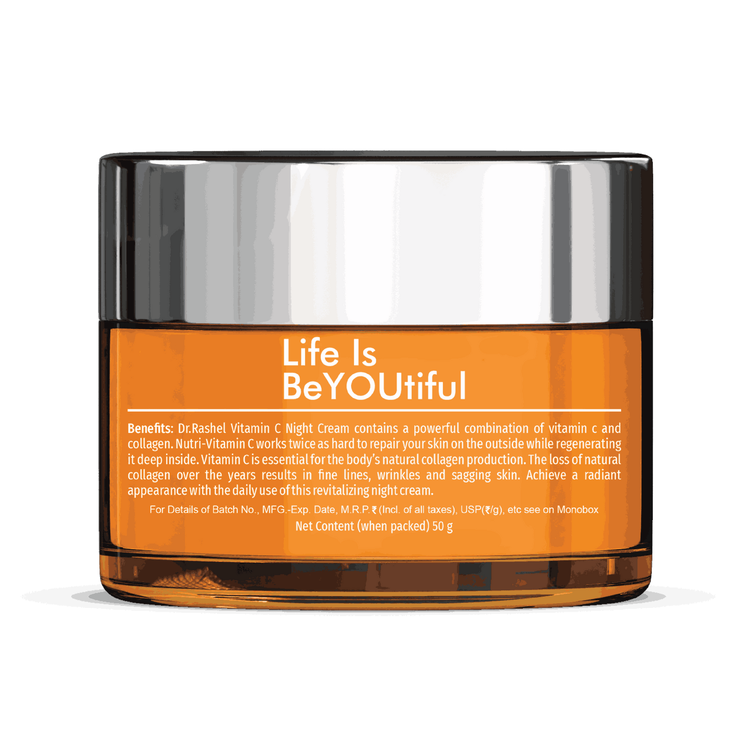 Dr.Rashel Vitamin C Night Cream back Image