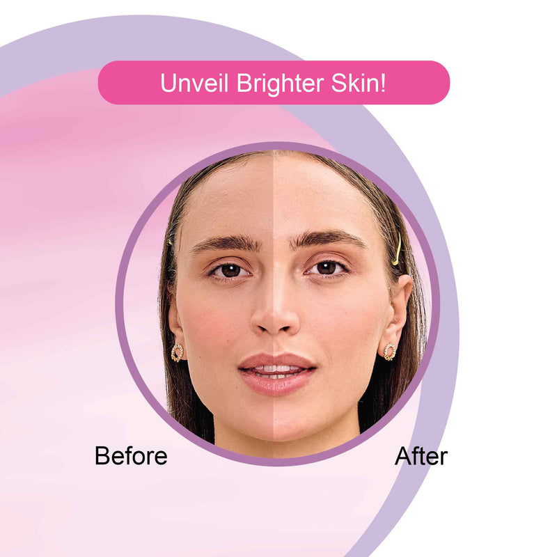 Dr.Rashel White skin Face pack Before After