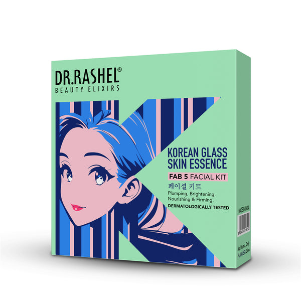 Korean Glass Skin  Fab 5 Facial Kit