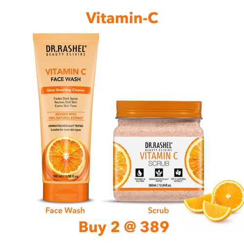 Vitamin C Face Wash & Scrub Duo
