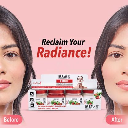 Fruit Pack of 4 (scrub, Gel, Cream & Facepack)