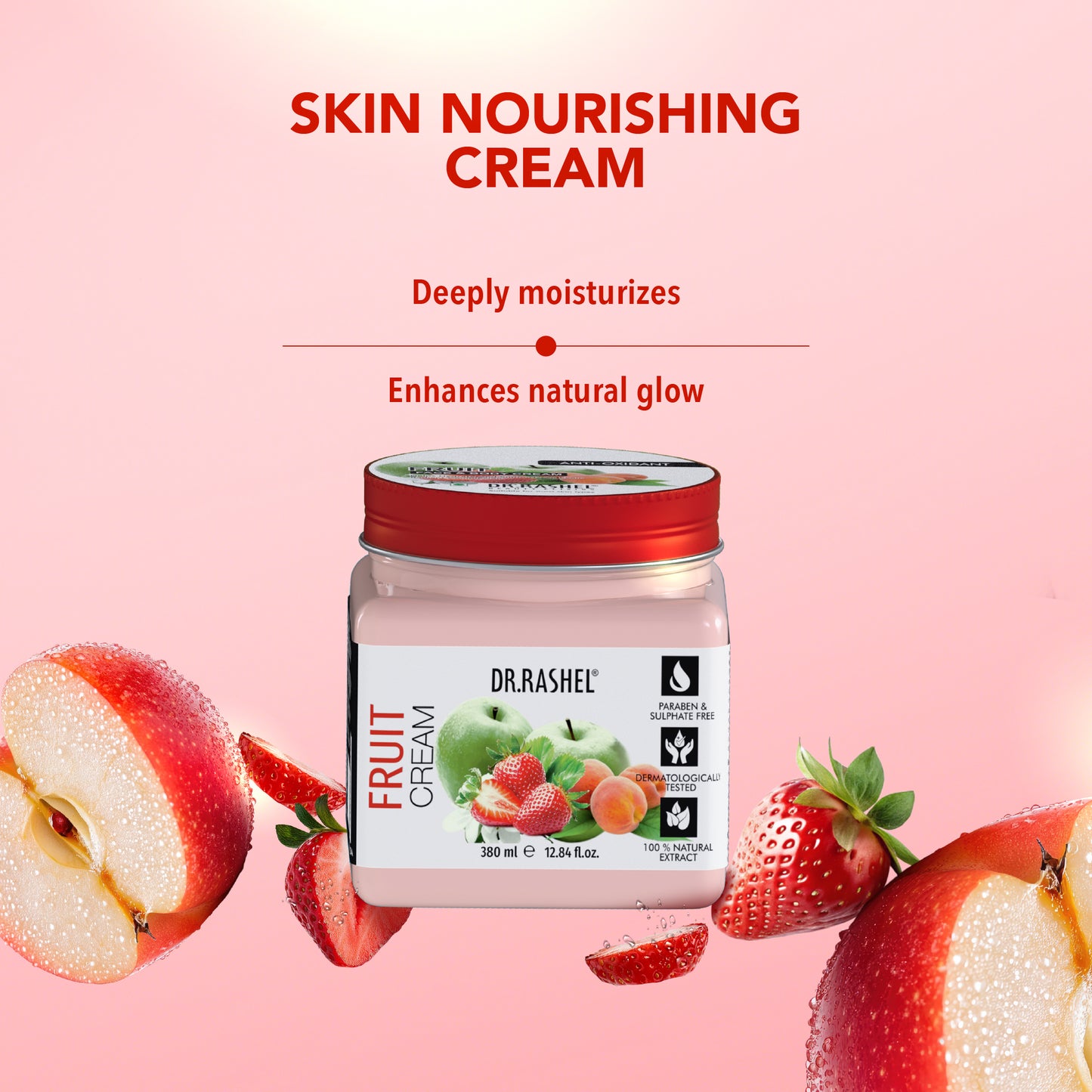 Fruit Facial Pack of 4 (scrub, Gel, Cream & Facepack) - 1520 ml