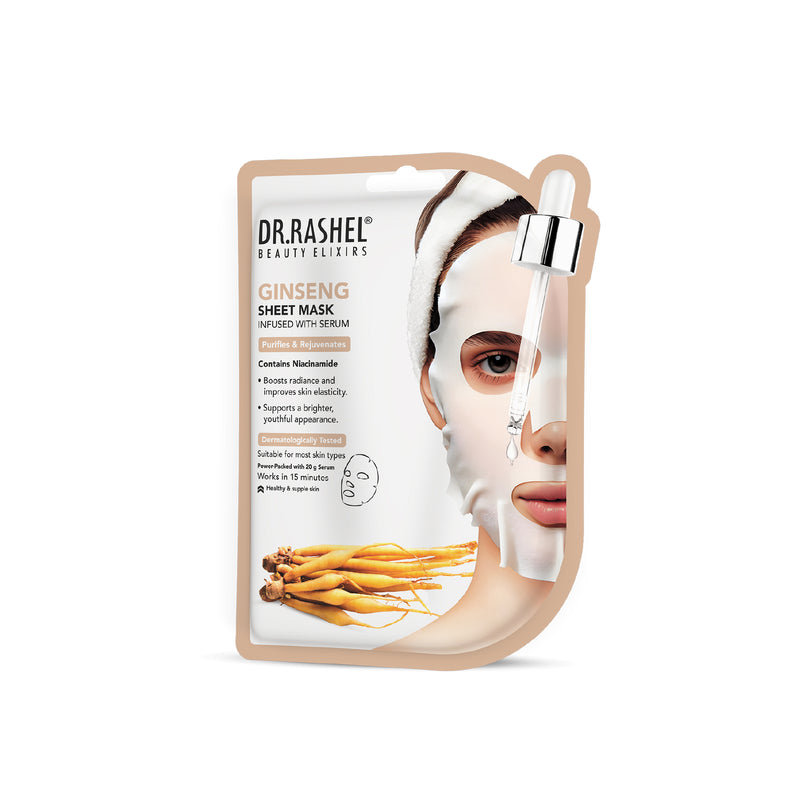 Ginseng Sheet Mask Infused with Serum