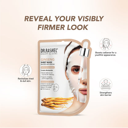 Ginseng Sheet Mask Infused with Serum
