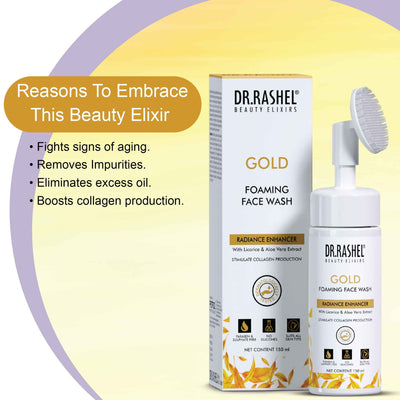 Gold Foaming Face Wash benefits