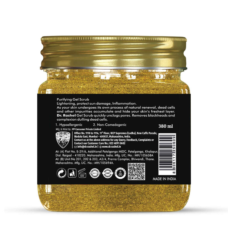 Gold Face & Body Gel Scrub - 380 Ml