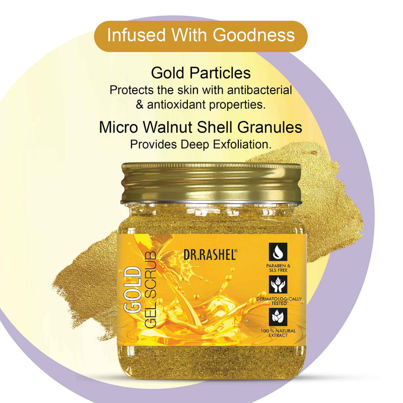 Gold Gel Scrub ingredients