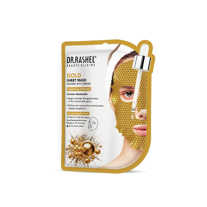 Gold Sheet Mask  with Serum