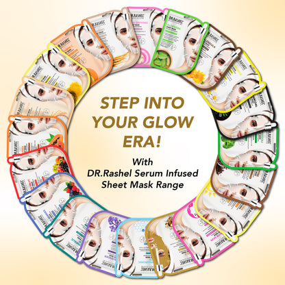 Gold Sheet Mask  with Serum