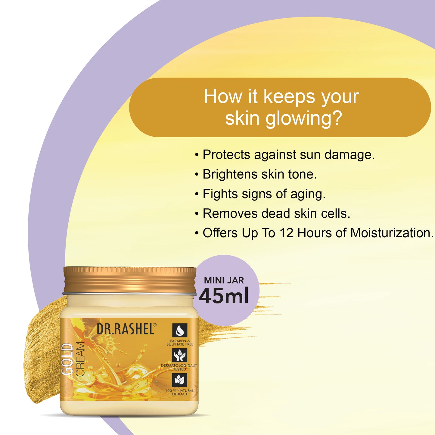 Gold Cream (Pack Of 2)  - 45ml