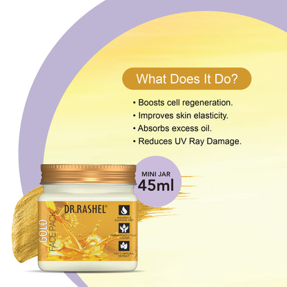 Gold Face Pack (Pack Of 2)  - 45ml