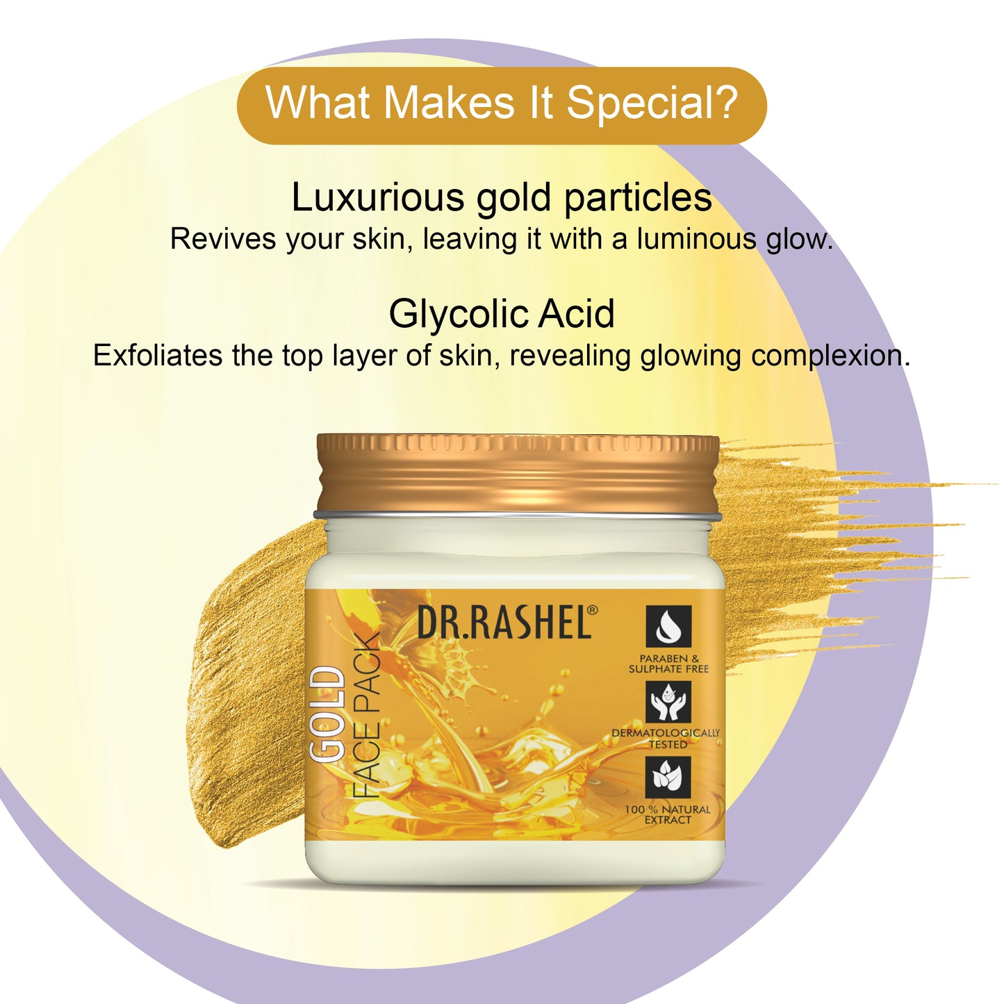 Gold Face Pack (Pack Of 2)  - 45ml